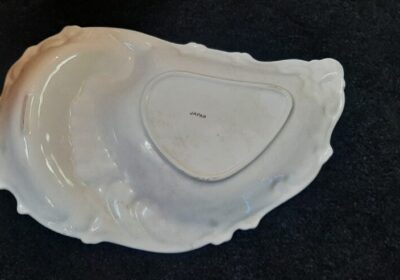 Vintage Flair Mid Century Emerald Green /Gold Ashtray