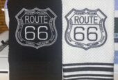 Route 66 Towels